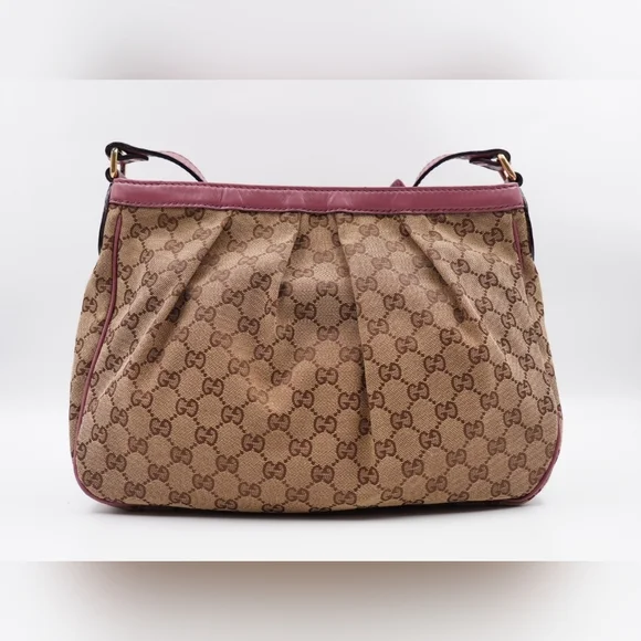 ❌️❌️SOLD❌️❌️CA51 💚 GUCCI Gg Monogram Canvas Sukey Crossbody Bag - Picture 2 of 13